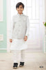 Raivat Ethnic Art Silk Embroidery Work 3 Pics Jacket Set In Grey Colour - Distacart