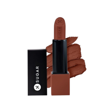 Sugar Cosmetics Glide Peptide Serum Lipstick with Vitamin E - 07 Tuscany Truffle - Dista