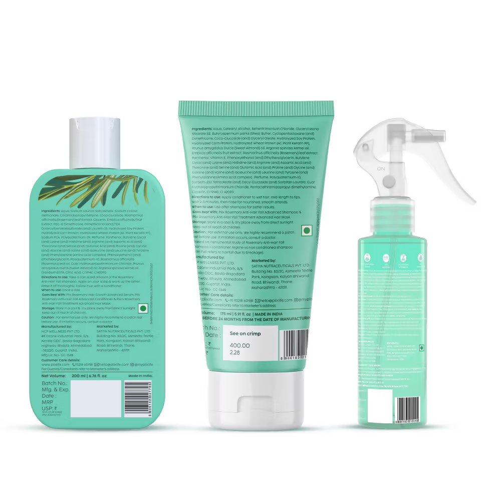 PLIX The Plant Fix Rosemary Advanced Hair Care Kit - Distacart