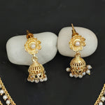 Thumbnail for JS Fashion Antique Jewellery Designer High Gold Polish Fancy Necklace Set - Dista