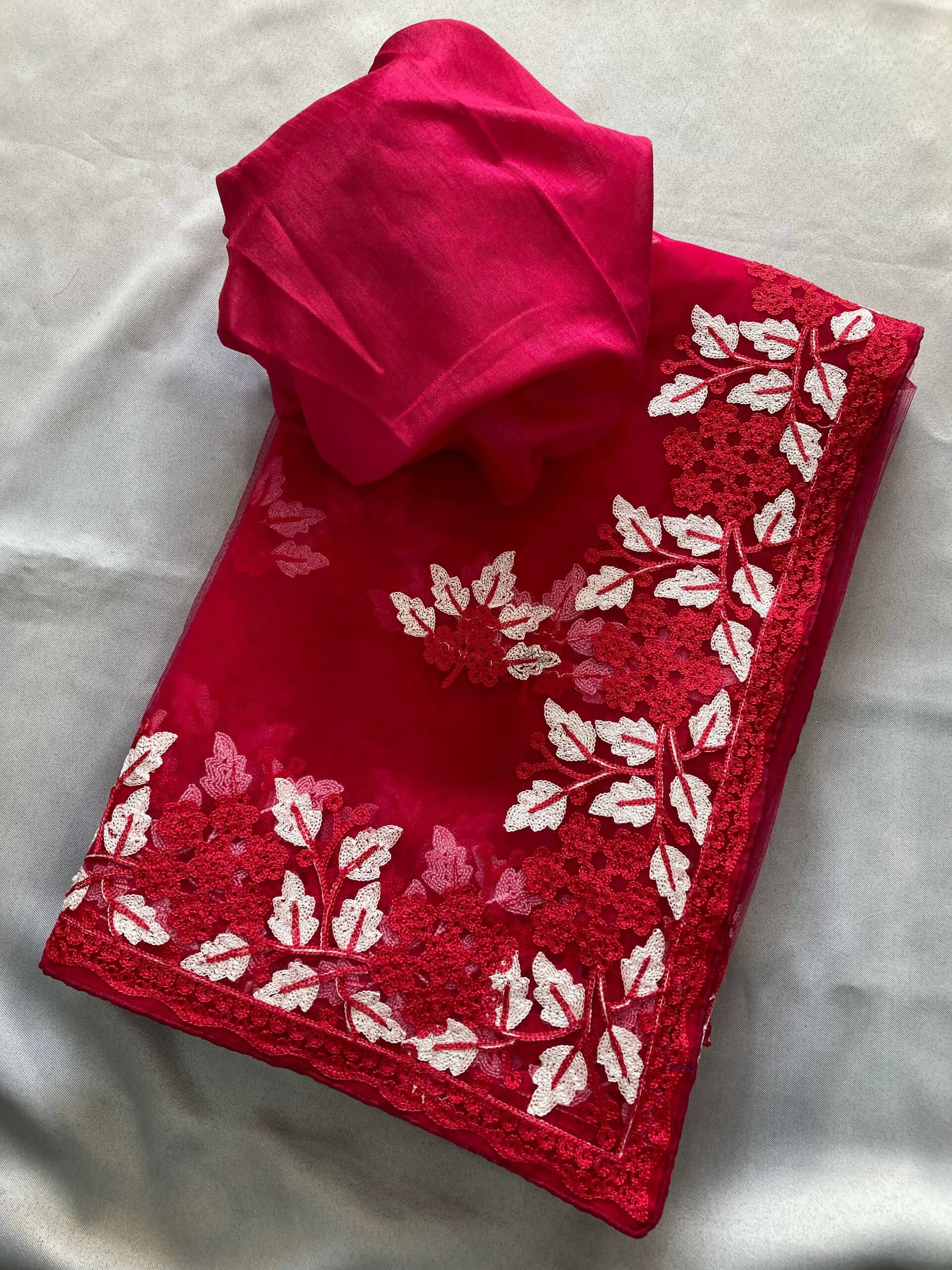 Teeya Creation Womens Latest Stylish Party Wear Soft Net Saree-Pink - Dista