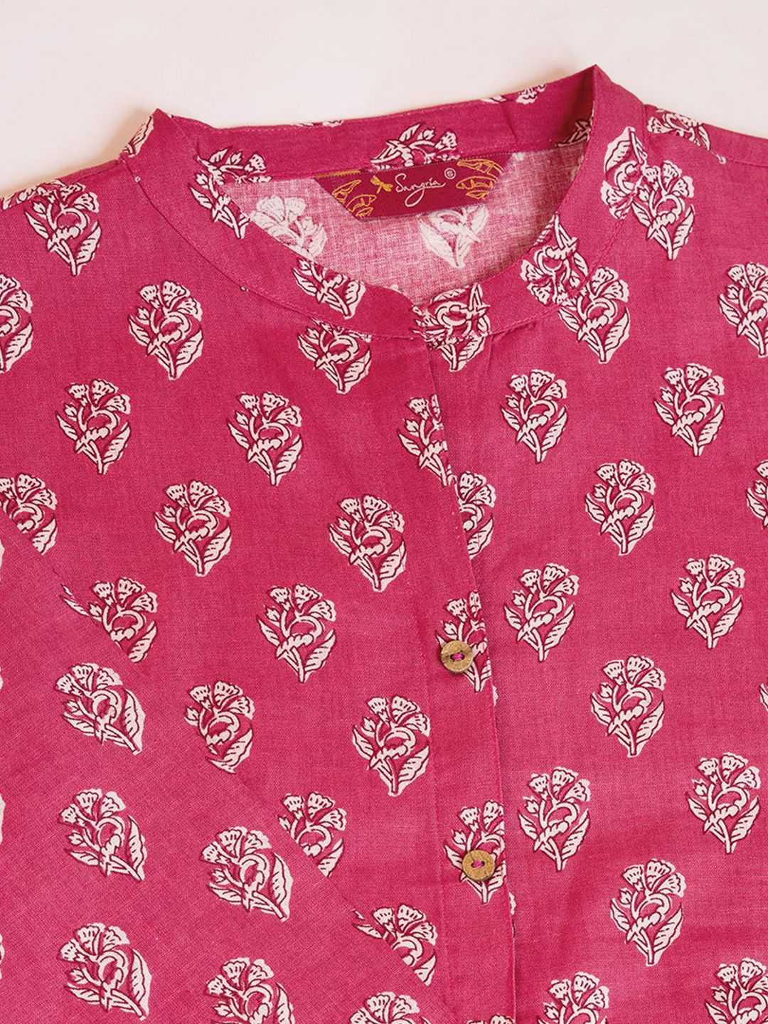 Sangria Printed Pure Cotton Kurta - Distacart