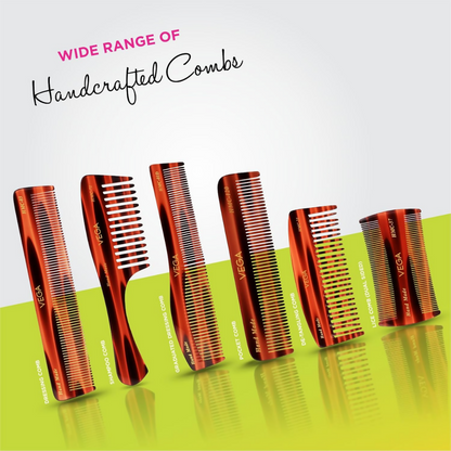 Vega Handcrafted Graduated Dressing Comb - HMC-42D - Dista