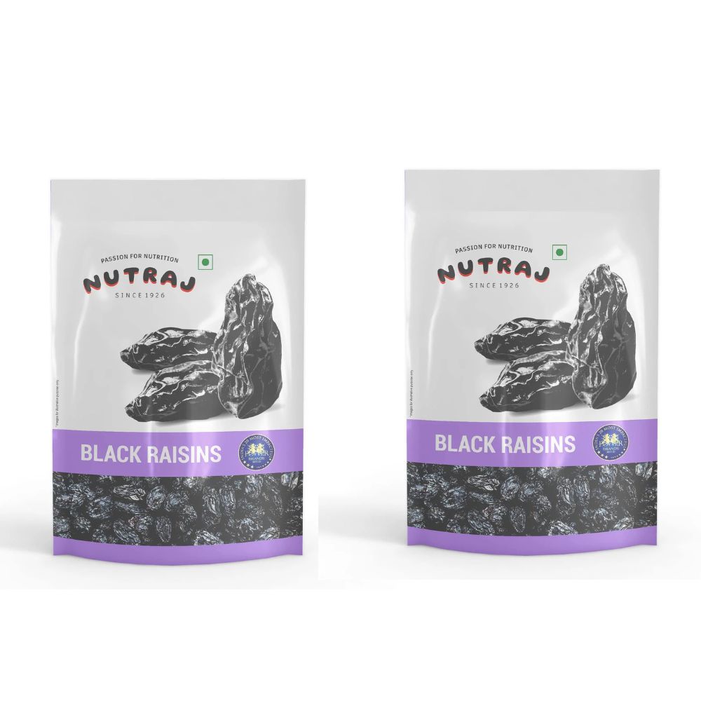 Nutraj Dried Black Raisins - Distacart