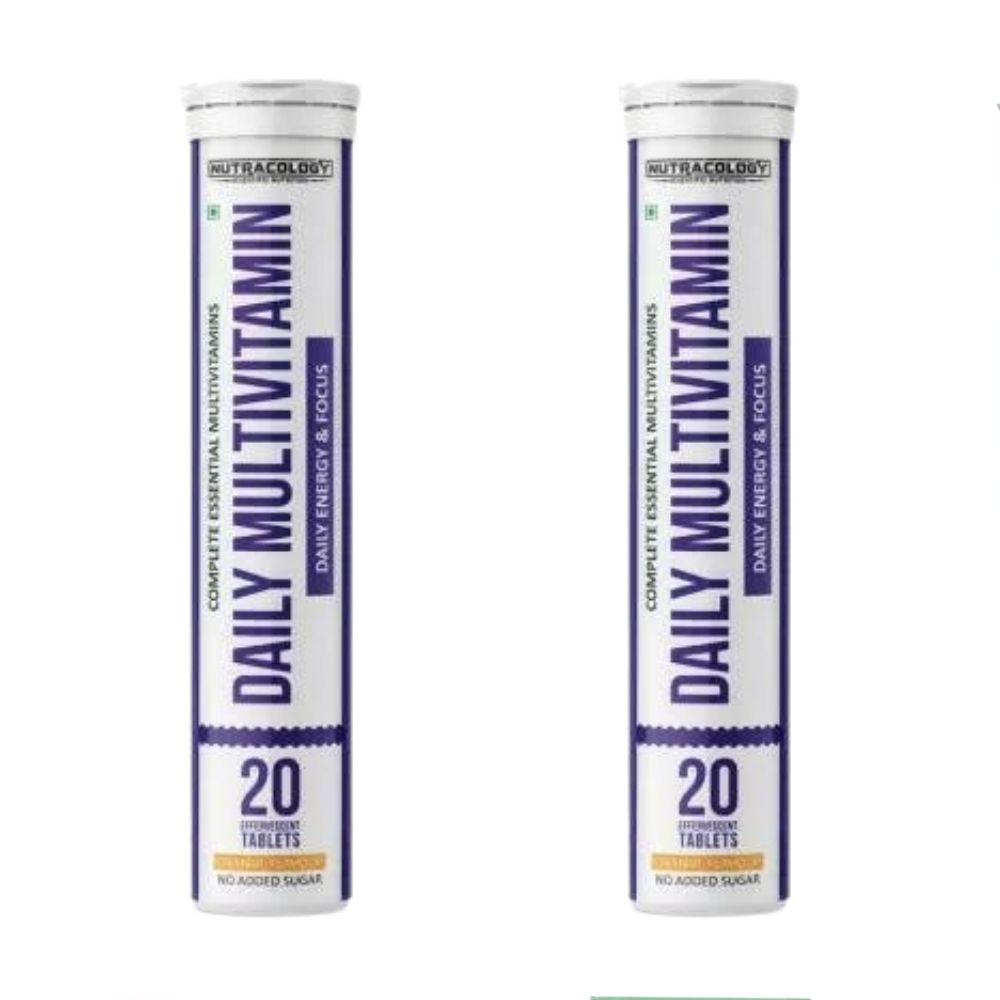 Nutracology Daily Multivitamin Effervescent Tablets With Vitamins & Minerals For Men & Women - Distacart