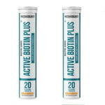 Thumbnail for Nutracology Active Biotin Plus Biotin 10000 mcg Effervescent Tablet For Hair Growth, Skin Glow - Distacart