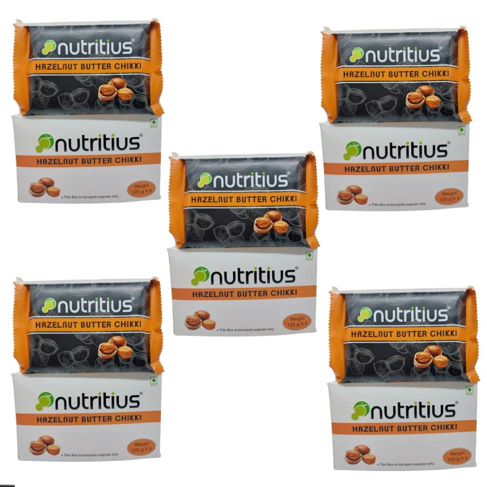 Nutritius Hazelnut Peanut Chikki - Distacart