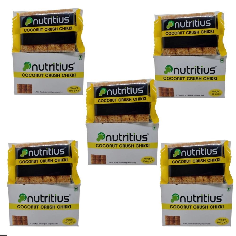 Nutritius Coconut Crunch Chikki - Distacart