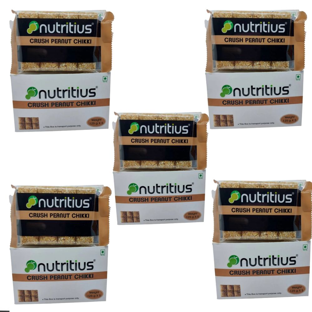 Nutritius Crush Peanut Chikki - Distacart