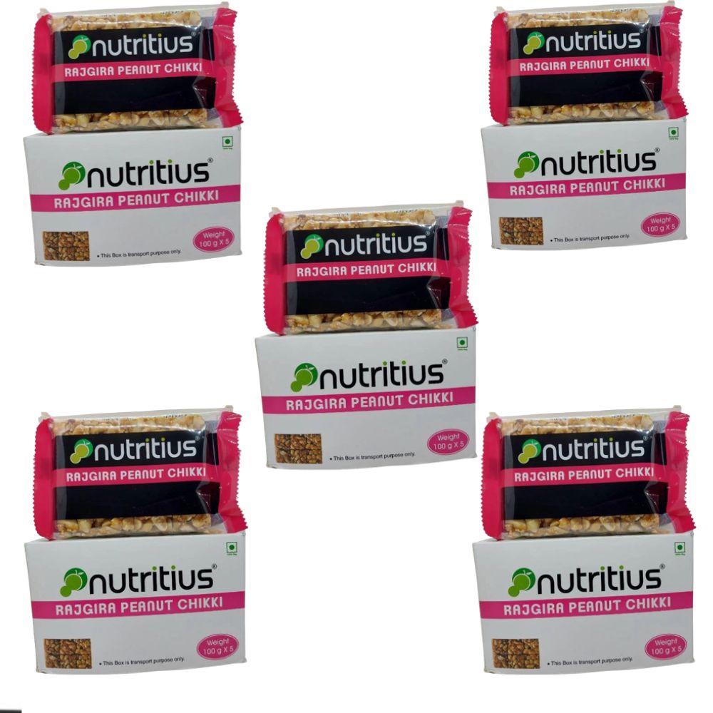 Nutritius Rajgira Peanut Chikki - Distacart