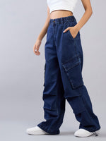 Thumbnail for Lyush Girls Blue Blast Side Pintuck Detail Jeans - Distacart