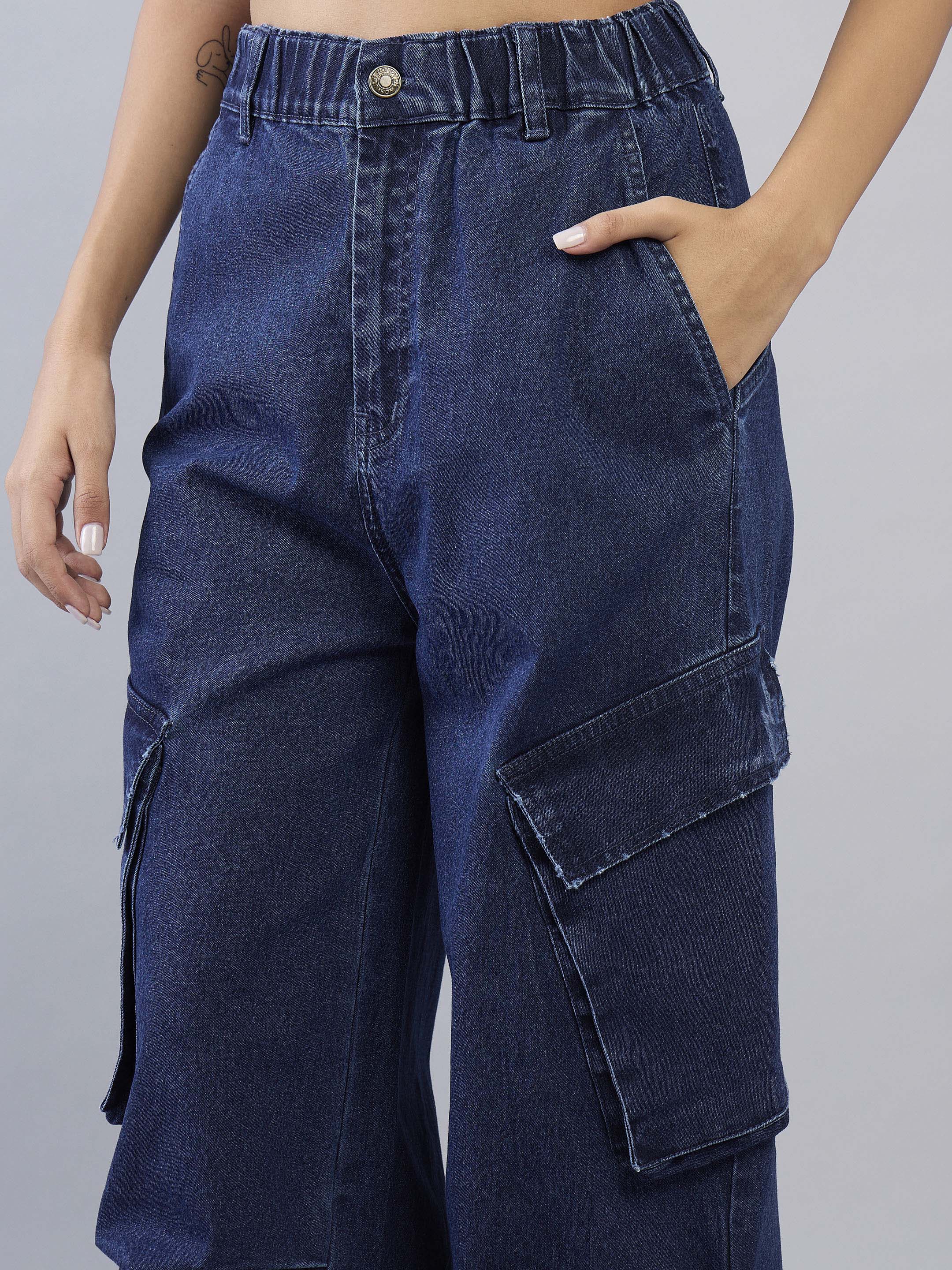 Lyush Girls Blue Blast Side Pintuck Detail Jeans - Distacart