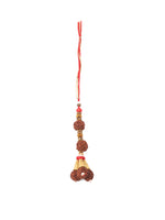 Thumbnail for NVR Set of 2 Multicolor Rudraksh & Beads Bhaiya Bhabhi Rakhi Combo