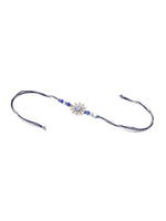 Thumbnail for NVR Set of 2 Blue Evil Eye Artificial Beads Bhaiya Bhabhi Rakhi Combo