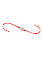 Thumbnail for NVR Multicolor Artificial Stones & Beads Set of 2 Bhaiya Bhabhi Rakhi Combo