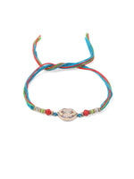 Thumbnail for NVR Men Set of 2 Multicolor Artificial Stones Thread Rakhi with Roli Chawal Chandan & Mishri
