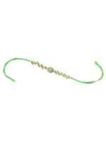 Thumbnail for NVR Men Green Artificial Beads Round Shape Thread Rakhi, Combo for Rakshabandhan