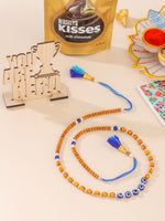 Thumbnail for NVR Men's Evil Eye Multicolor Thread Rakhi, Combo for Rakshabandhan - Distacart