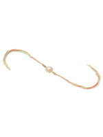 Thumbnail for NVR Men Set of 3 Floral Design Multicolor Artificial Stones & Pearls Thread Rakhi with Roli Chawal Chandan & Mishri - Distacart