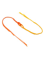 Thumbnail for NVR Men's Multicolor Pearls Thread Rakhi with Roli Chawal Chandan & Mishri