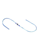Thumbnail for NVR Men Set of 2 Blue Evil Eye Artificial Beads Thread Rakhi Combo