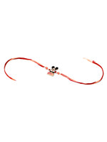 Thumbnail for NVR Kids Micky Mouse Character Artificial Beads Thread Rakhi with Roli Chawal Chandan & Mishri