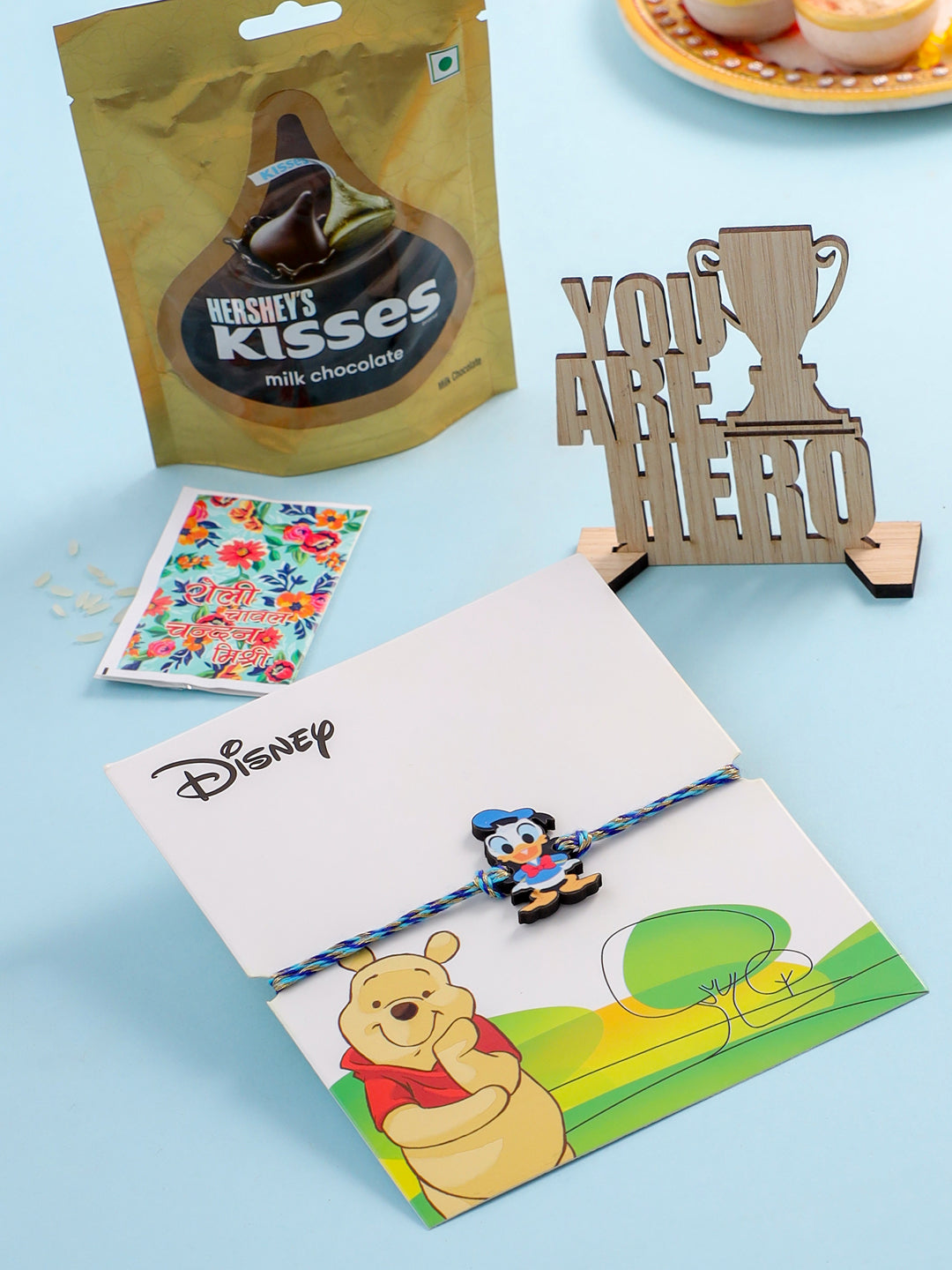 NVR Stylish Blue Cartoon Character Kids Rakhi, Combo for Rakshabandhan - Distacart