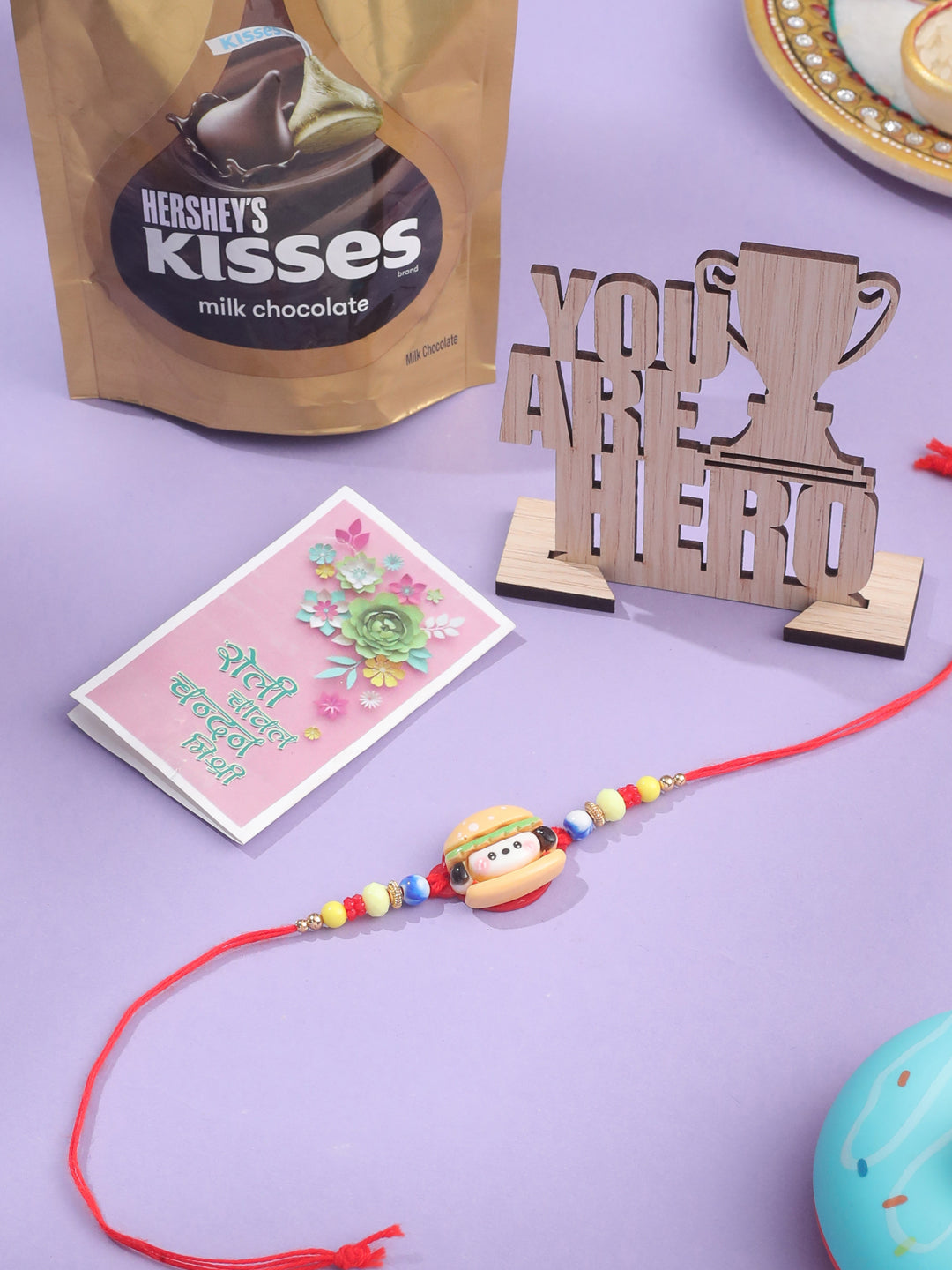 NVR Kids Cartoon Character Multicolor Artificial Beads Rakhi Combo - Distacart