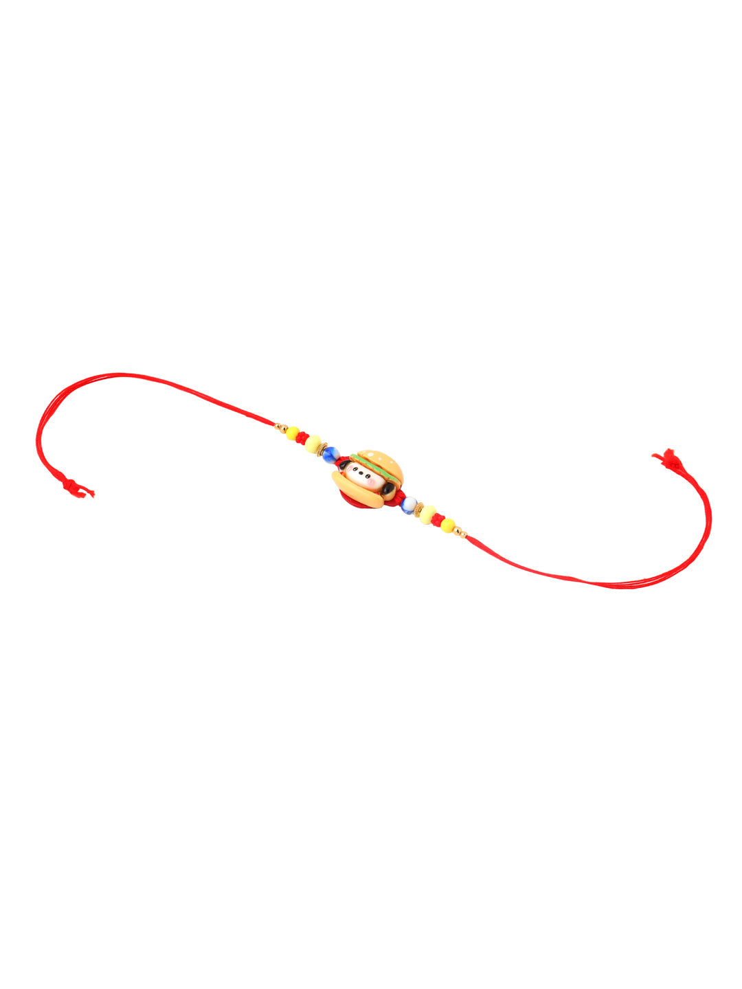 NVR Kids Cartoon Character Multicolor Artificial Beads Rakhi Combo