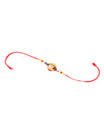 Thumbnail for NVR Kids Cartoon Character Multicolor Artificial Beads Rakhi with Roli Chawal Chandan & Mishri
