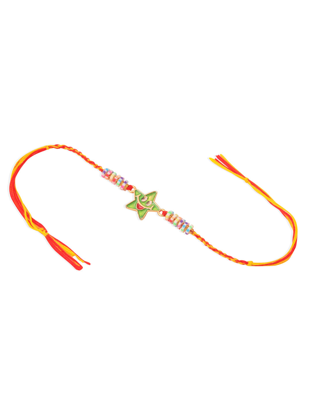 NVR Kids Star Shape Multicolor Thread Rakhi, Combo for Rakshabandhan - Distacart