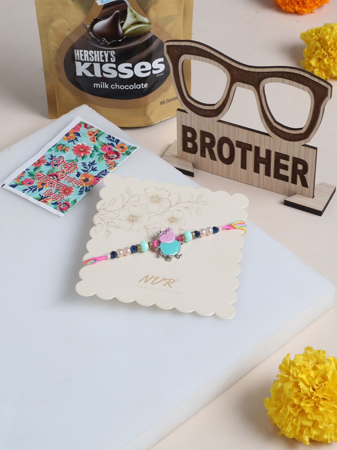 NVR Kids Cartoon Character Artificial Beads Rakhi, Combo for Rakshabandhan - Distacart