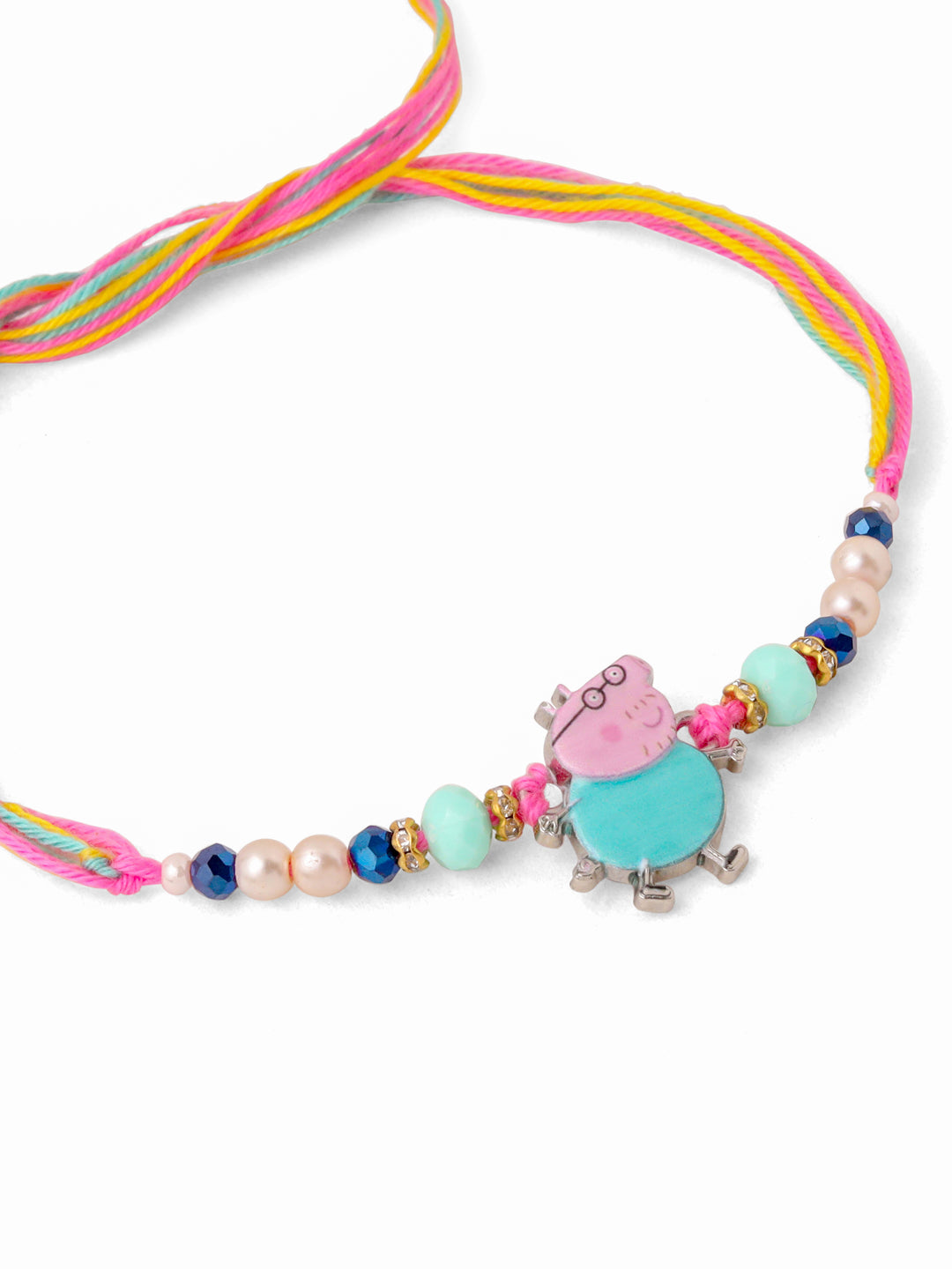 NVR Kids Cartoon Character Artificial Beads Rakhi, Combo for Rakshabandhan