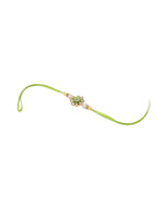Thumbnail for NVR Set of 2 Handcrafted Green Artificial Stones & Pearls Bhaiya Bhabhi Rakhi Combo
