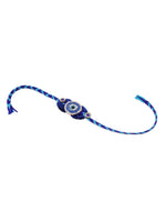 Thumbnail for NVR Set of 2 Blue Evil Eye Artificial Stones & Pearls Bhaiya Bhabhi Rakhi Combo