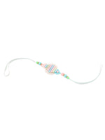 Thumbnail for NVR Set of 2 Blue & Pink Artificial Stones & Beads Bhaiya Bhabhi Rakhi Combo