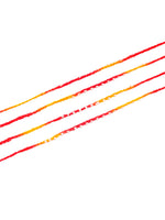 Thumbnail for NVR Men Set of 4 Pearls Traditional Red Thread Rakhi, Combo for Rakshabandhan