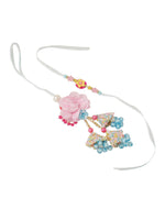 Thumbnail for NVR Set of 2 Multicolor Artificial Beads Floral Design Bhaiya Bhabhi Rakhi Combo