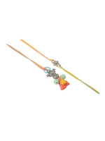 Thumbnail for NVR Set of 2 Artificial Beads Traditional Bhaiya Bhabhi Pair Rakhi Combo