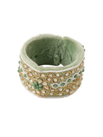 Thumbnail for NVR Set of 2 Green Artificial Stones Bhaiya Bhabhi Rakhi Set, Combo for Rakshabandhan