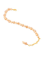Thumbnail for NVR Women Gold Toned Artificial Beads Wraparound Rakhi with Roli Chawal Chandan & Mishri