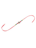 Thumbnail for NVR Men Multicolor Artificial Stones & Beads Floral Design Thread Rakhi Combo - Distacart