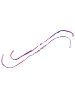 Thumbnail for NVR Men Multicolor Evil Eye Artificial Beads Thread Rakhi with Roli Chawal Chandan & Mishri