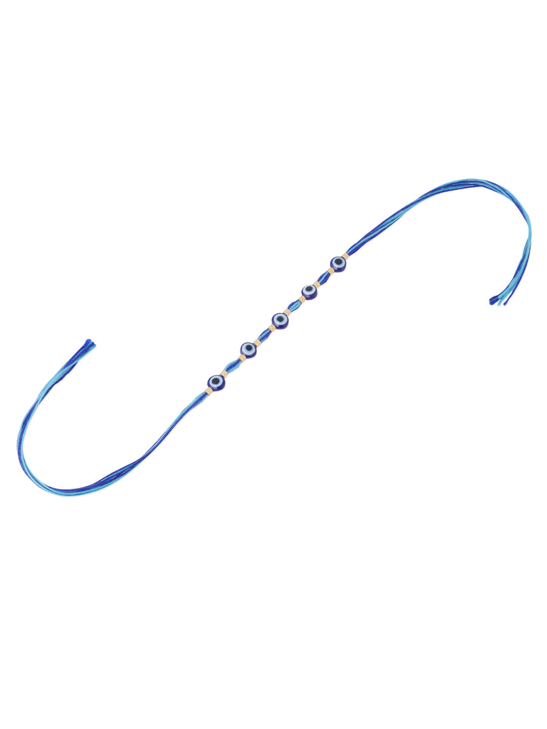 NVR Men's Blue Evil Eye Thread Rakhi, Combo for Rakshabandhan - Distacart