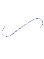 Thumbnail for NVR Men Blue Evil Eye Thread Rakhi with Roli Chawal Chandan & Mishri
