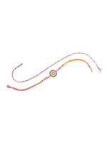Thumbnail for NVR Men Set of 2 Multicolor Artificial Stones & Beads Thread Rakhi with Roli Chawal Chandan & Mishri