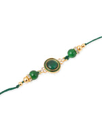 Thumbnail for NVR Men Set of 3 Multicolor Artificial Beads & Pearls Thread Rakhi Combo