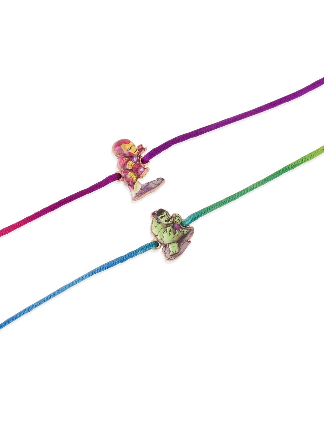 NVR Kids Set of 2 Cartoon Design Multicolor Thread Rakhi, Combo for Rakshabandhan - Distacart