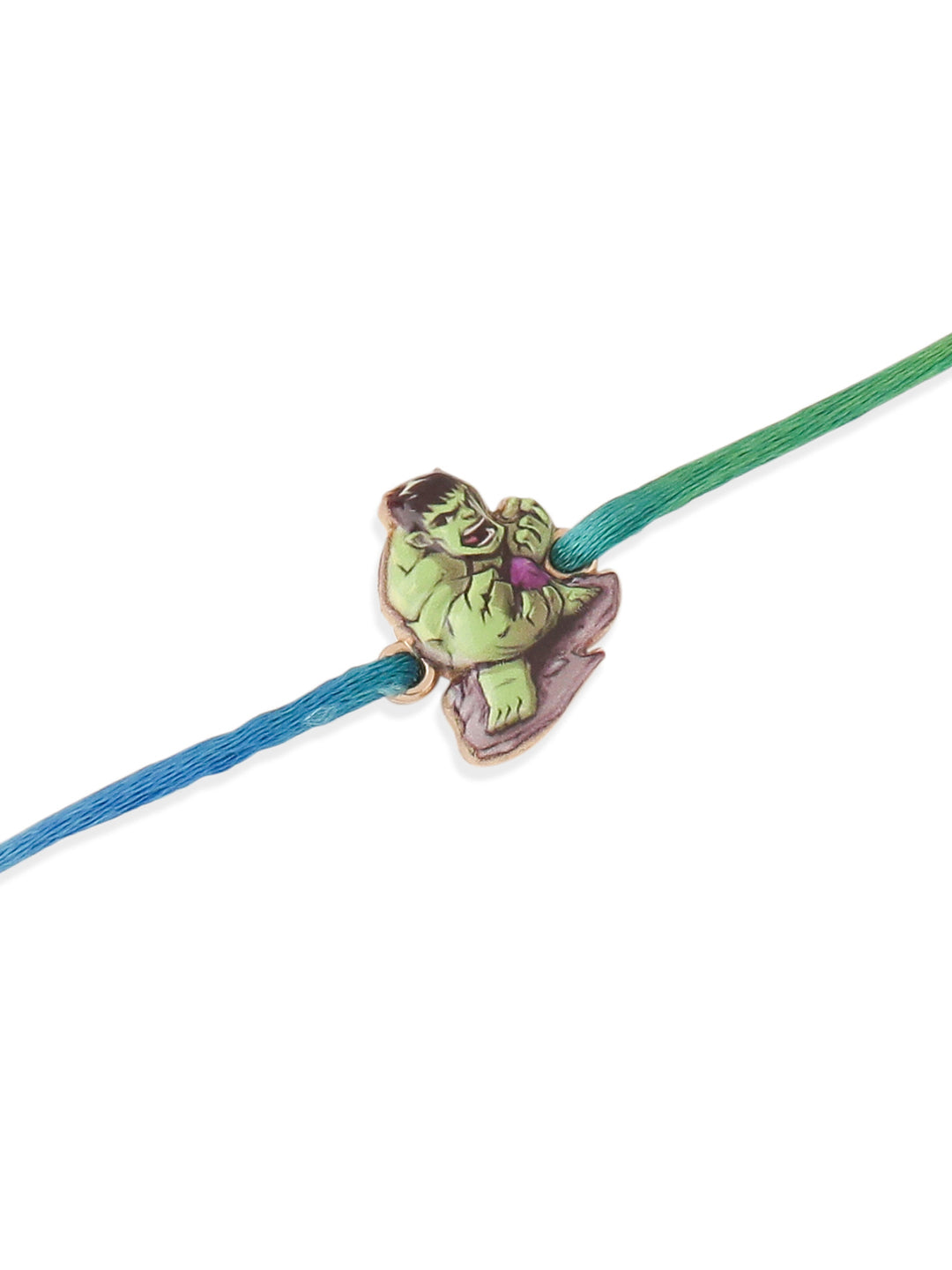 NVR Kids Set of 2 Cartoon Design Multicolor Thread Rakhi with Roli Chawal Chandan & Mishri