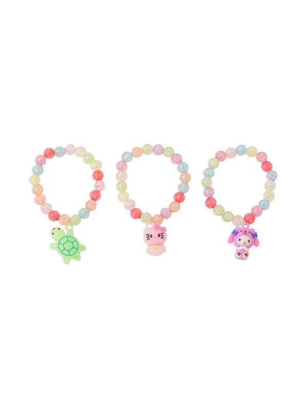 NVR Kids Set of 3 Cartoon Design Artificial Beads Thread Rakhi, Combo for Rakshabandhan